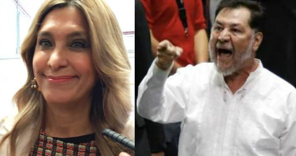 Maki Ortiz y Gerardo Fernández Noroña.
