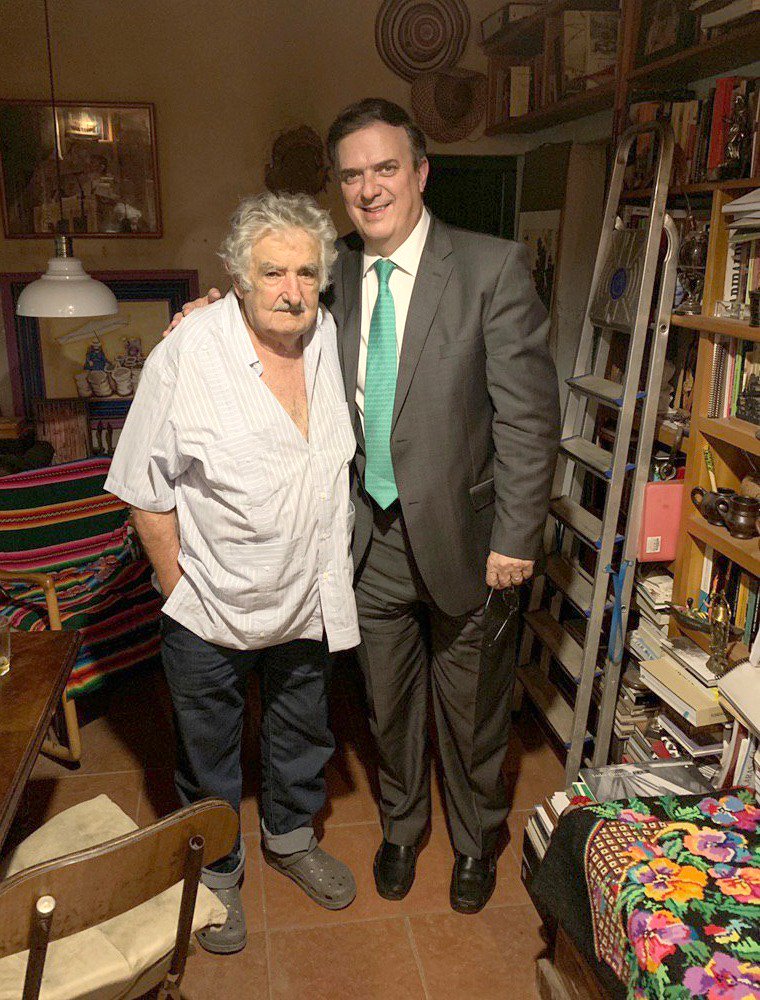 Marcelo Ebrard y José Mujica (@SRE_mx)