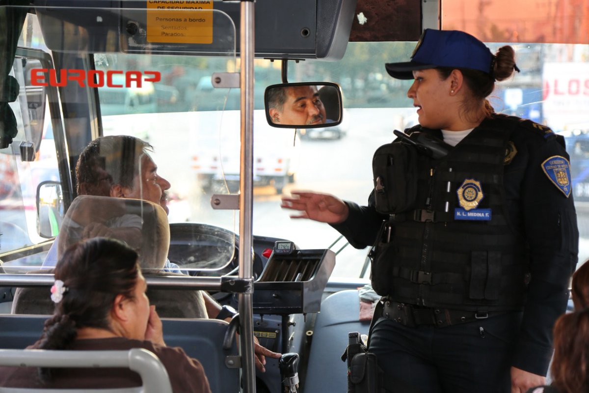 La presencia de los policías  será  preventiva y disuasiva.(@SSP_CDMX)