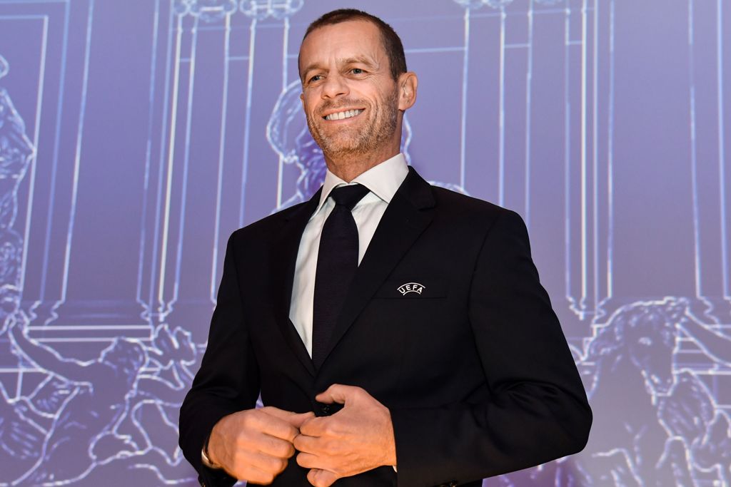 Aleksander Ceferin, presidente de la UEFA (AFP)