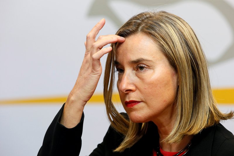 La alta representante de la Unión Europea dijo que la ayuda humanitaria a Venezuela debe ser canalizada de forma "imparcial" y no debe ser "politizada