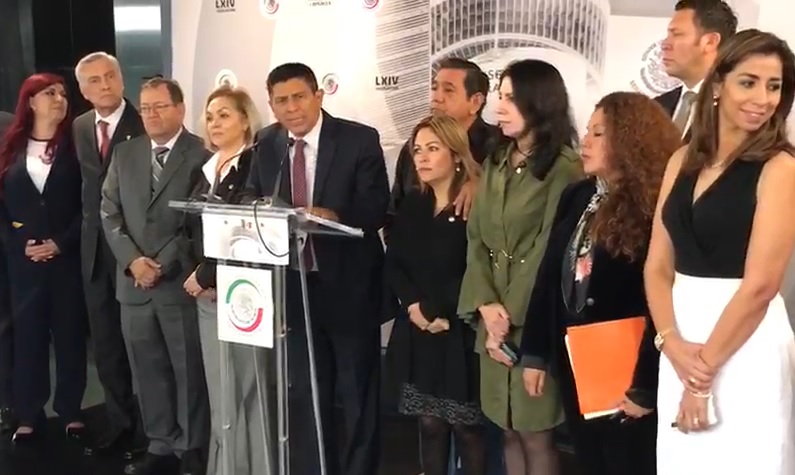 La bancada de Morena en el Senado respaldan a Alejandro Armenta Mier (Especial)