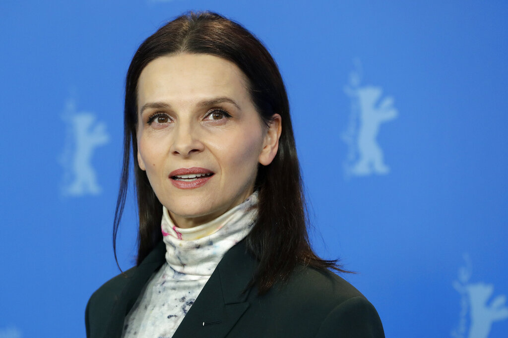 Binoche aludió al "gran productor" Weinstein (AP)