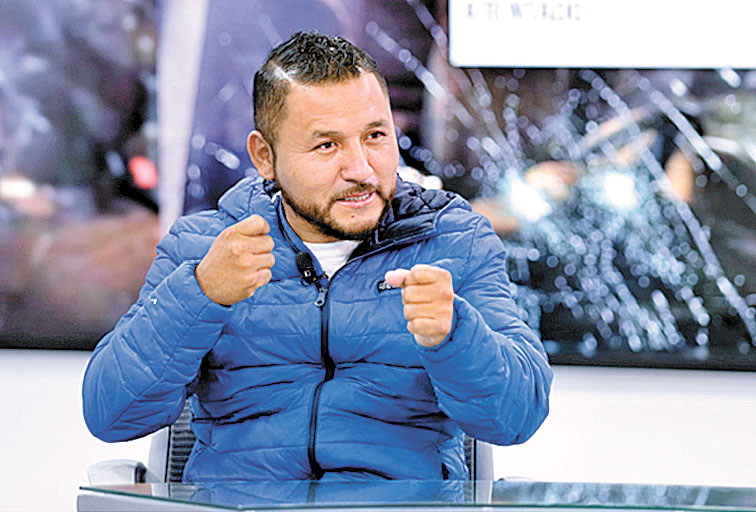 Pedro César Carrizales en MILENIO. (Jorge González)