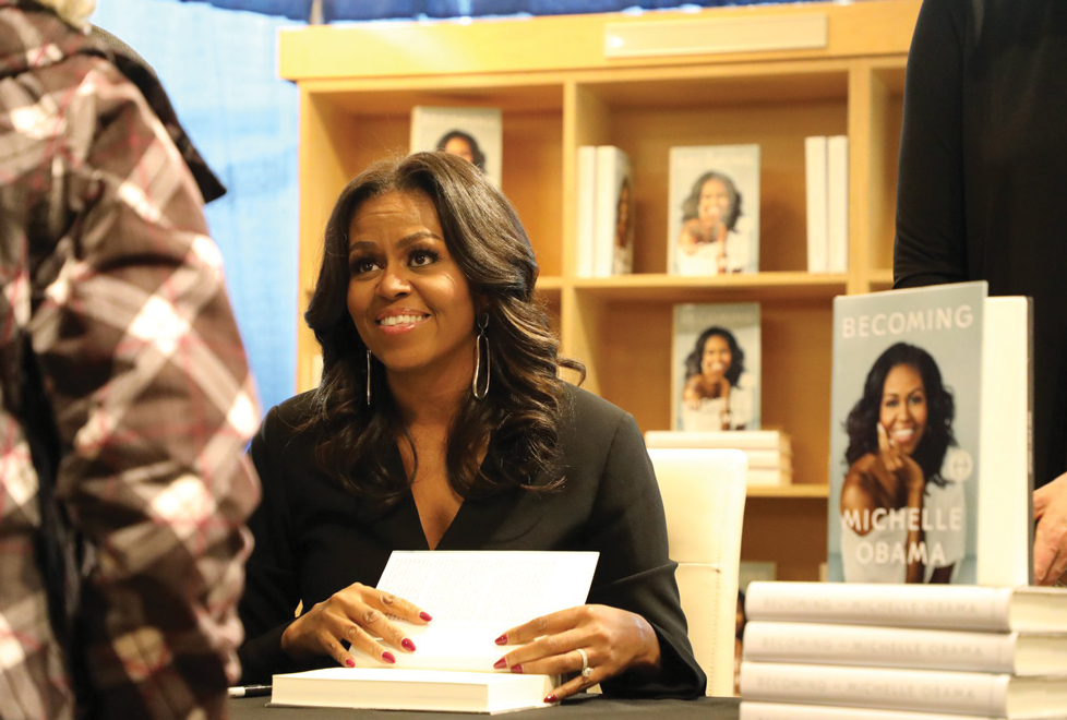 “Michelle Obama puso fin a la racha de Hillary Clinton como la mujer más admirada en EU" (Cortesía).
