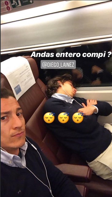 La instantánea que subió Guardado (Instagram @andresgua18)