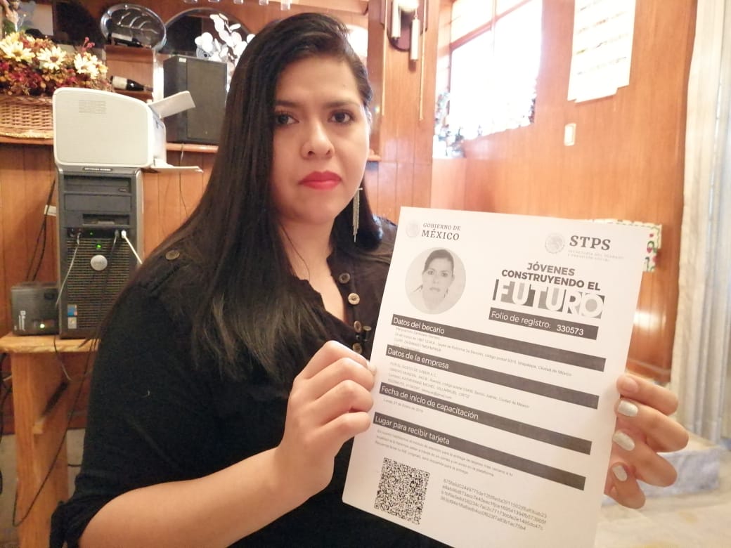 Marycarmen Zambrano es una de las primeras beneficiarias del programa Jóvenes Construyendo el Futuro (Fanny Miranda)