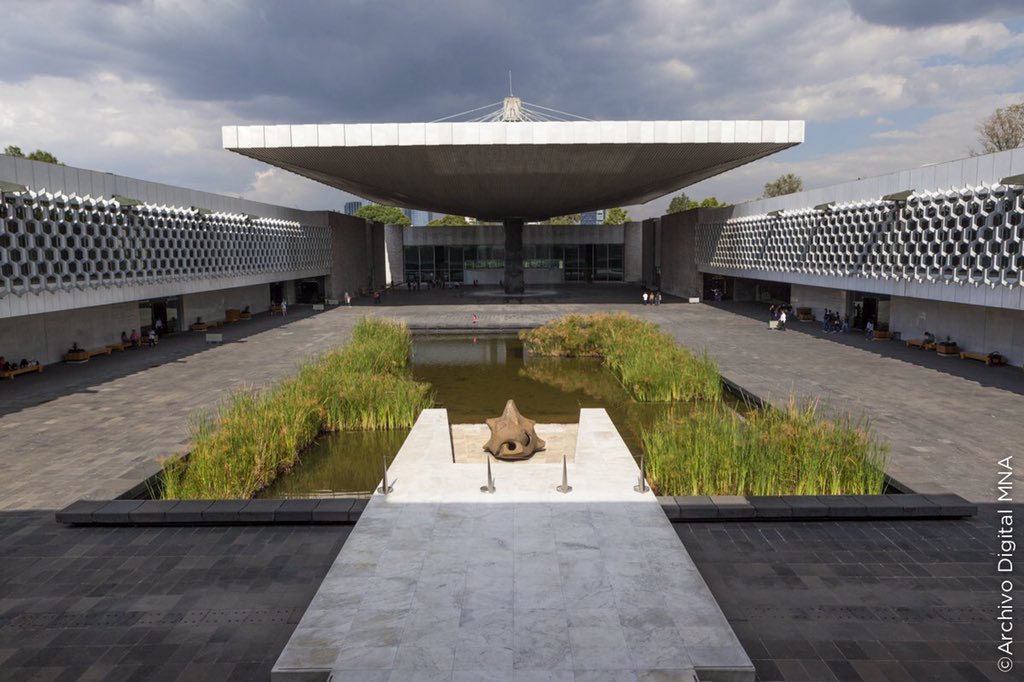 El Museo Nacional de Antropología fue concebido por el arquitecto Pedro Ramírez Vázquez. (Twitter: @mna_inah)