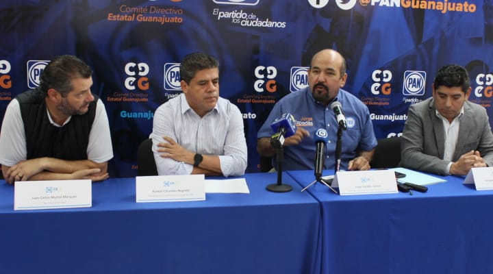 Rueda de prensa del PAN (Foto cortesía)
