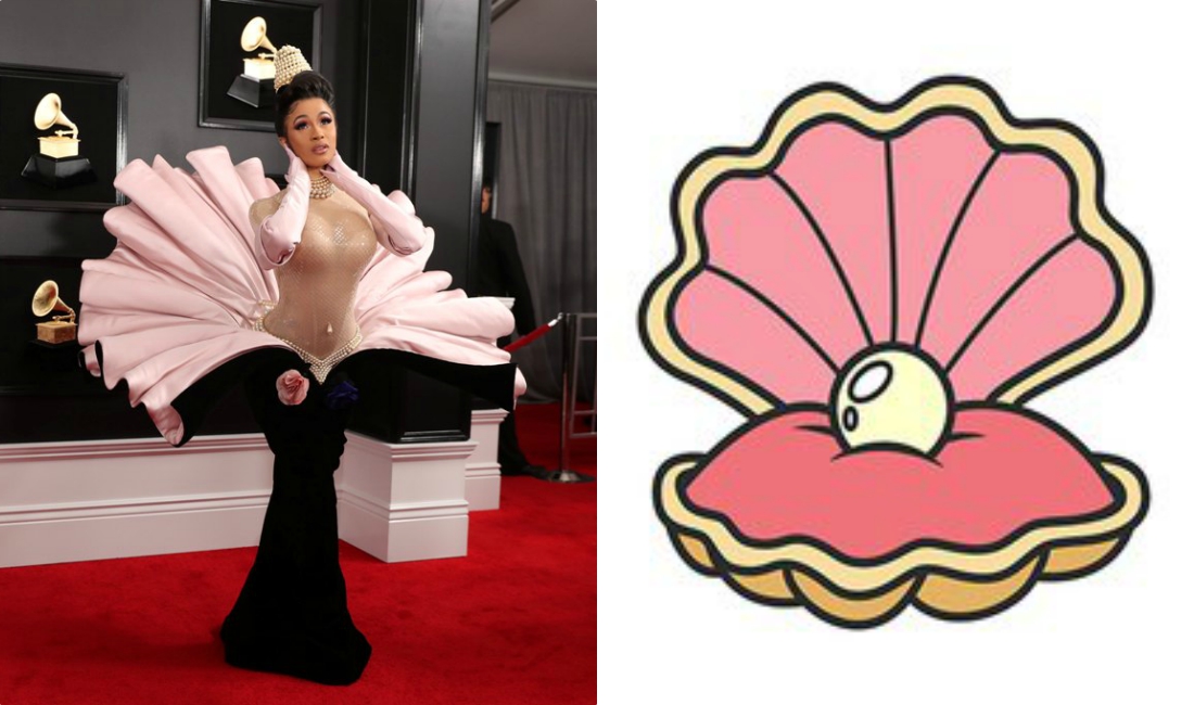 El atuendo de Cardi B inspiró divertidos memes de los Grammy 2019 (Especial).