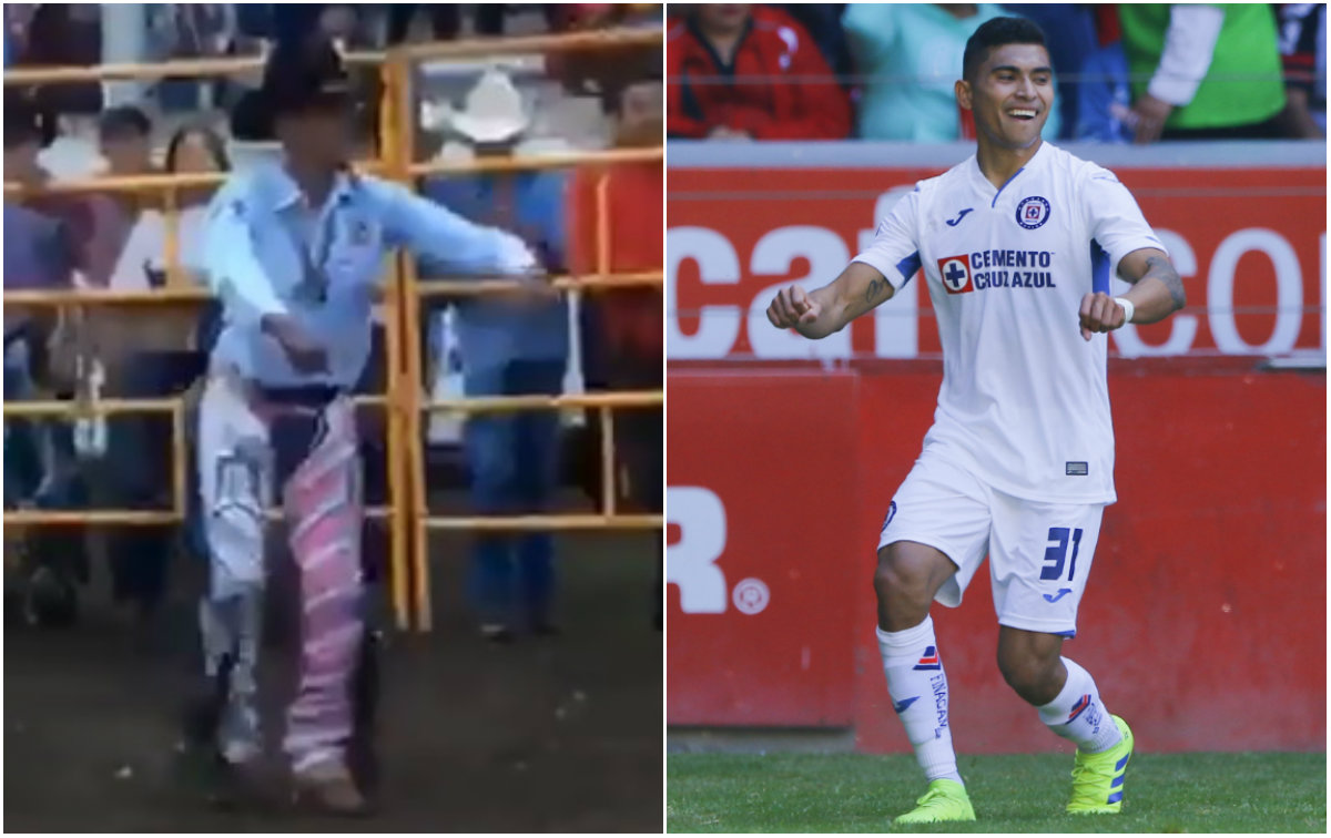Baile de Orbelín Pineda (@FansOrbelin / Imago7)