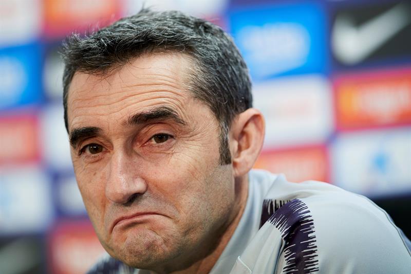Ernesto Valverde, director técnico del Barcelona (EFE)