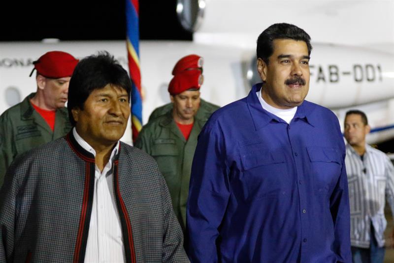 Evo Morales y Nicolás Maduro