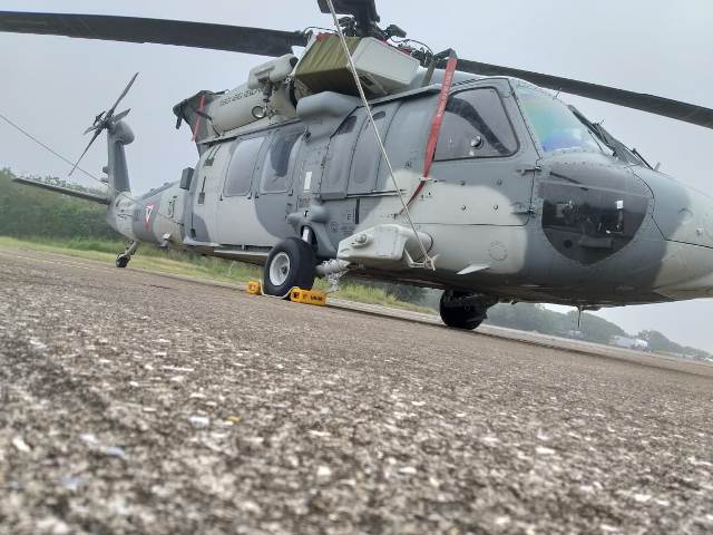 Fuerza aérea mexicana en su lucha contra el 'huachicol'