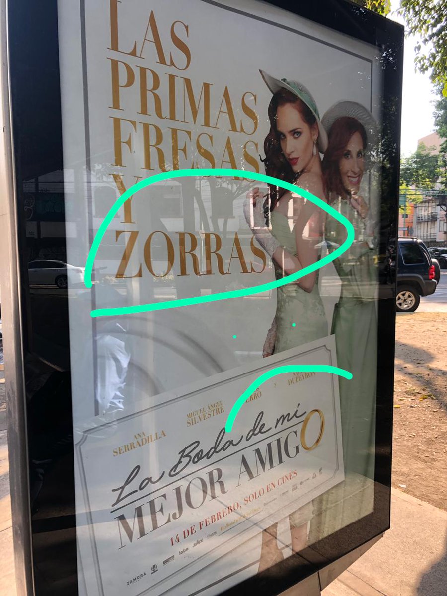 Publicidad de 'La boda de mi mejor amigo' incluye la palabra "zorras" para referirse despectivamente a las mujeres (Especial).