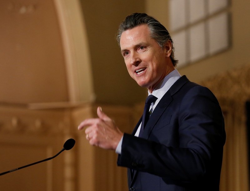 El gobernador Gavin Newsom.
