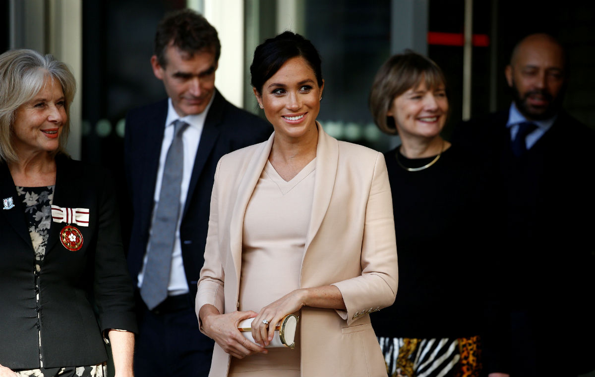 Meghan Markle tiene aproximadamente siete meses de embarazo. (Reuters)