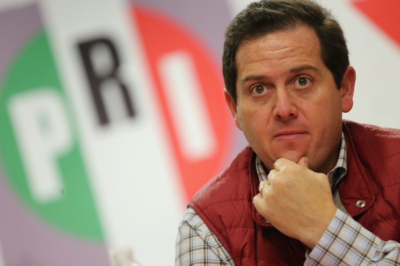 Pedro Pablo Treviño, dirigente Estatal del PRI. Foto: Roberto Alanís