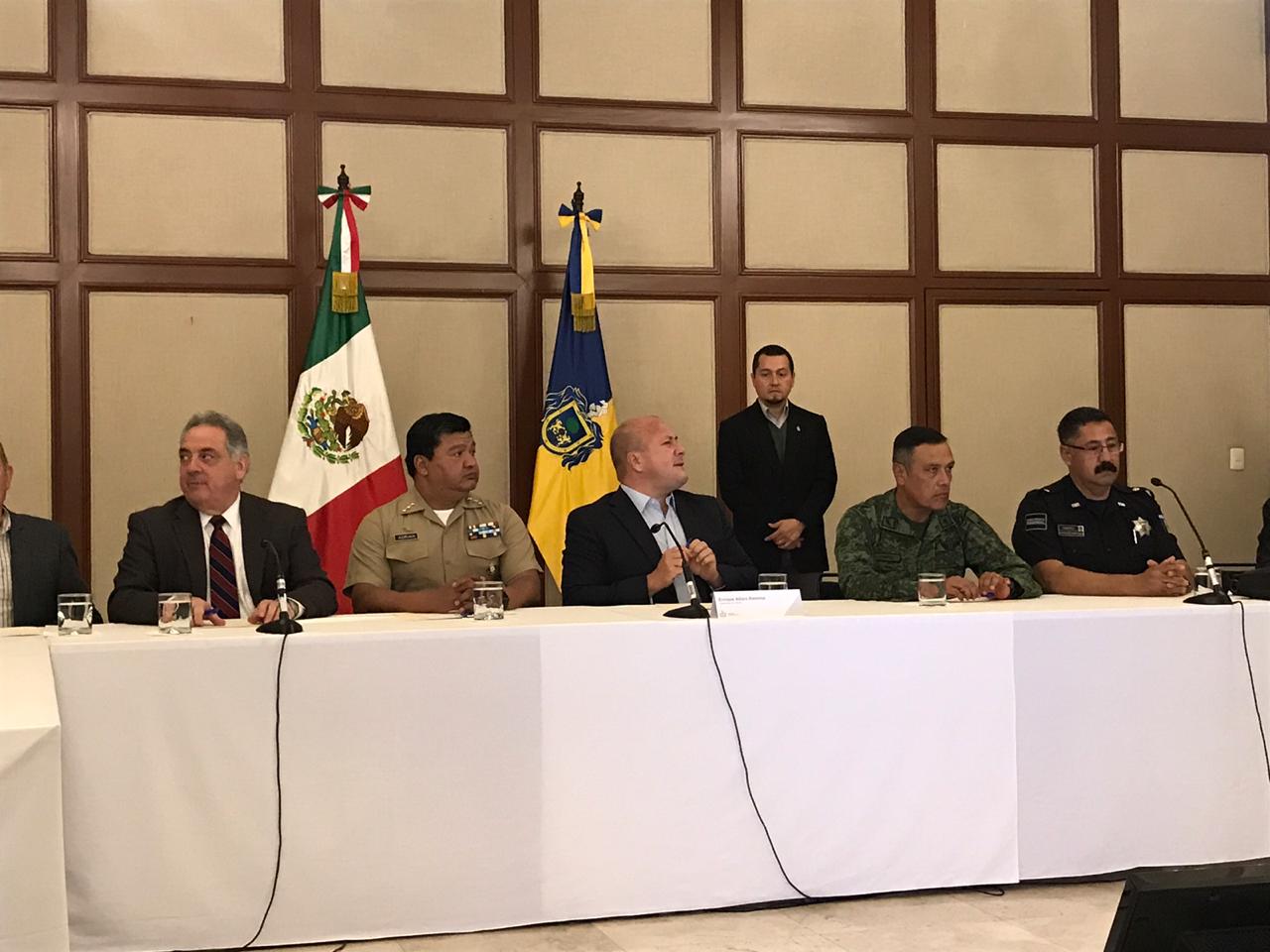 Enrique Alfaro dijo que los delitos patrimoniales presentan libera tendencia a la baja en Jalisco (Elsa Martha Gutiérrez)