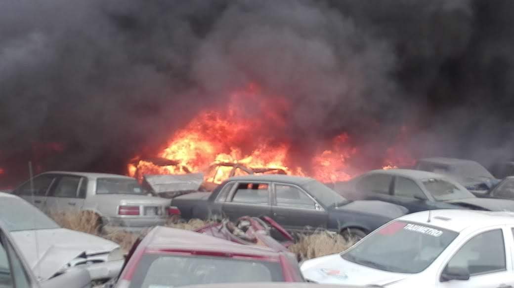 Hasta el momento no se conocen las causas del incendio. (Notivox Digital)