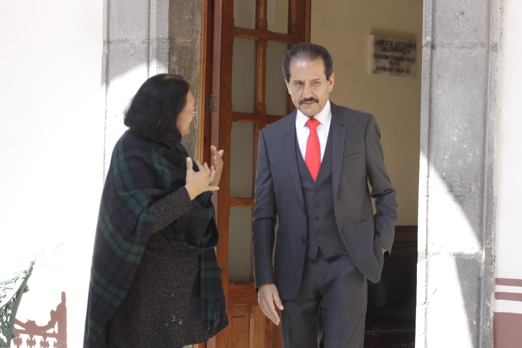 Rector de la máxima casa de estudios, Alfonso Esparza Ortiz (Miguel Romero)
