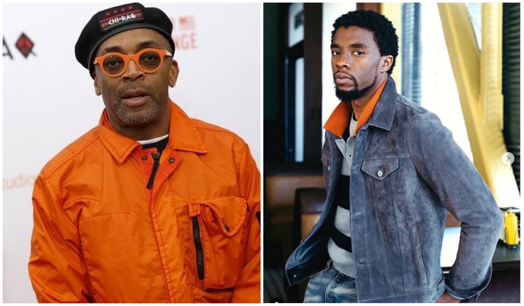 Spike Lee y Chadwick Boseman (Especial e instagram)