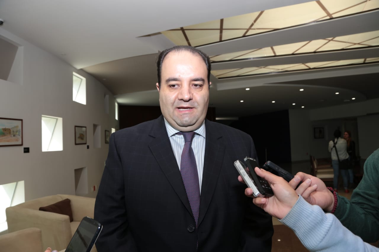 Alejandro Habib Nicolás, presidente de la CDHEH. (Maribel Calderón)