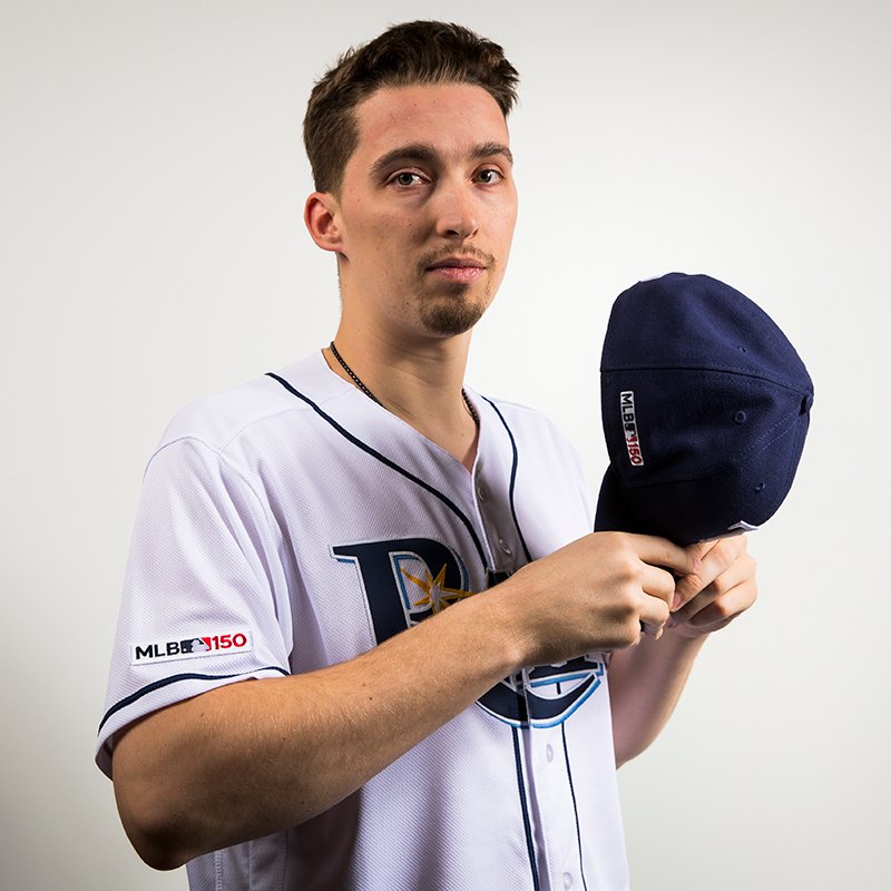 Blake Snell, lanzador de los Tampa Bay Rays (Twitter  @MLB)