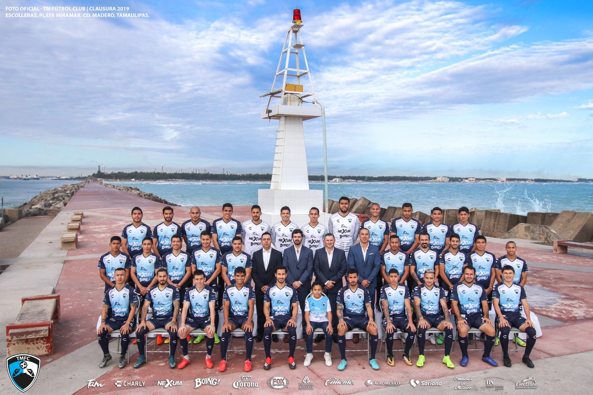 La escuadra de la Jaiba Brava del Tampico Madero.