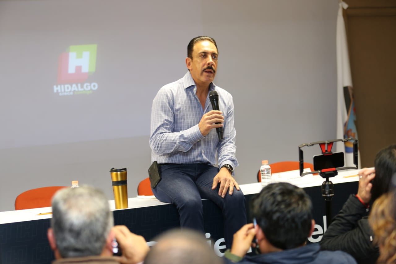 Omar Fayad, gobernador de Hidalgo.  (Jorge Sánchez)