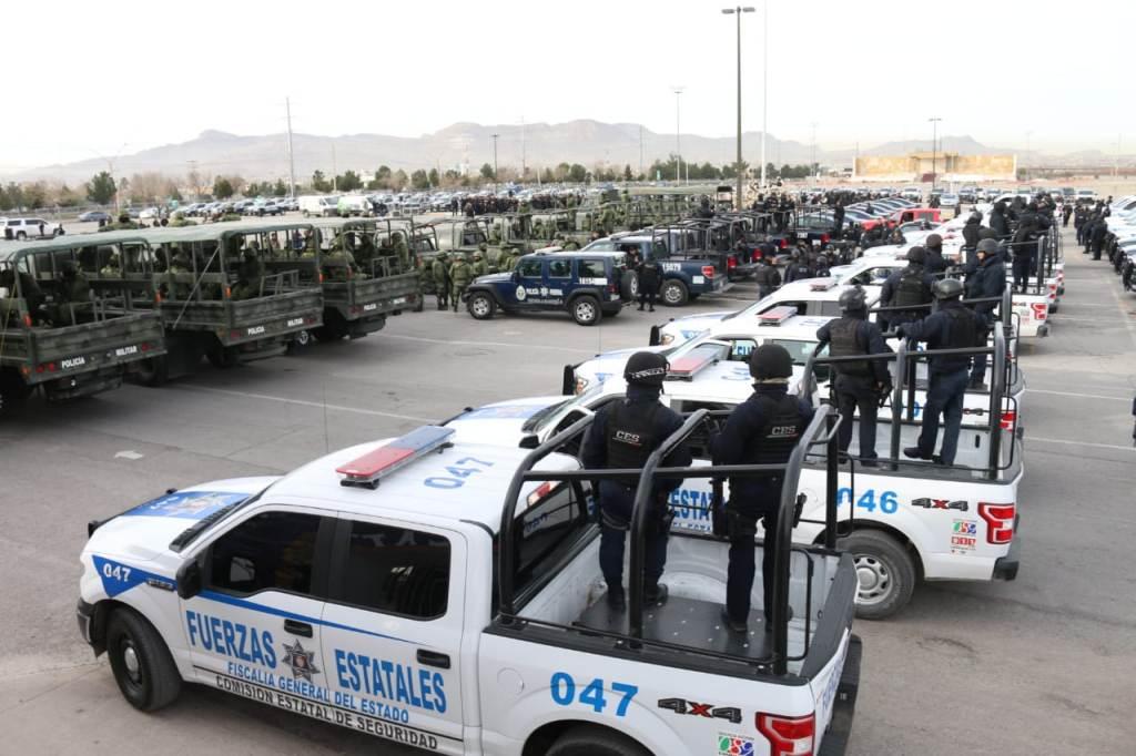 Operativo en Ciudad juárez.
