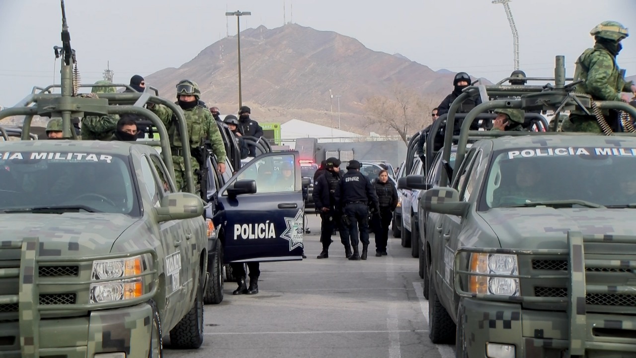 Más de 600 elementos nuevos entre policía federal, local y de la Sedena buscarán reducir la violencia en Ciudad Juárez (Edgar Rodríguez)