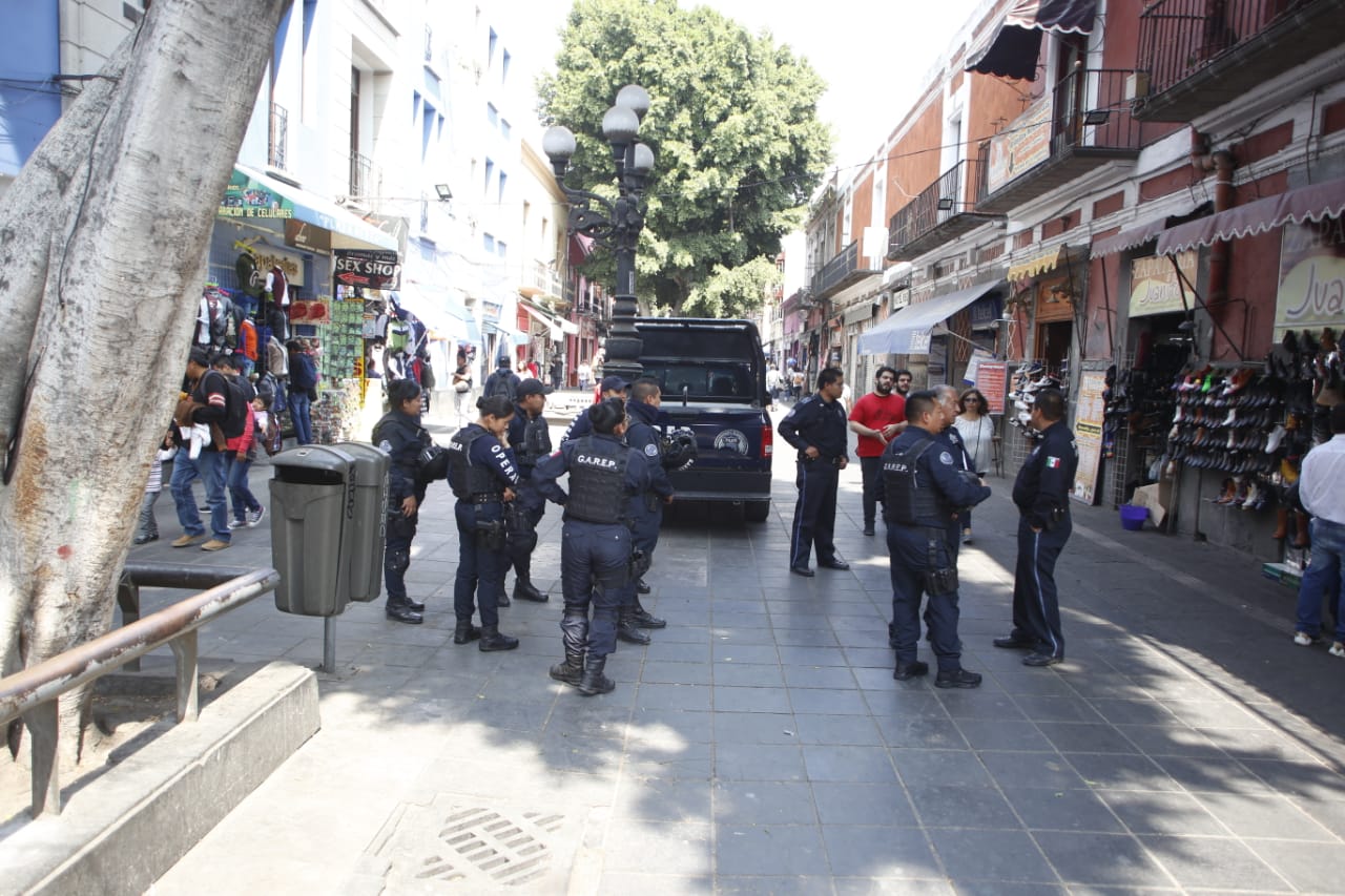 Durante un recorrido realizado por Milenio Puebla se detectó que inspectores de la Secretaría de Gobernación (Andrés Lobato)