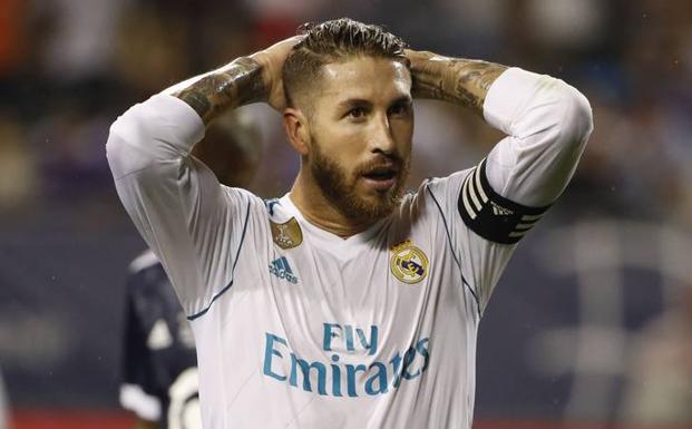 Sergio Ramos, capitán del Real Madrid (EFE)