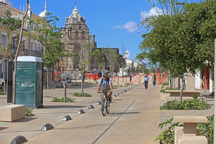 Para las vialidades del Centro Histórico, el municipio prevé una inversión de alrededor de 115 millones de pesos. (Fernando Carranza)