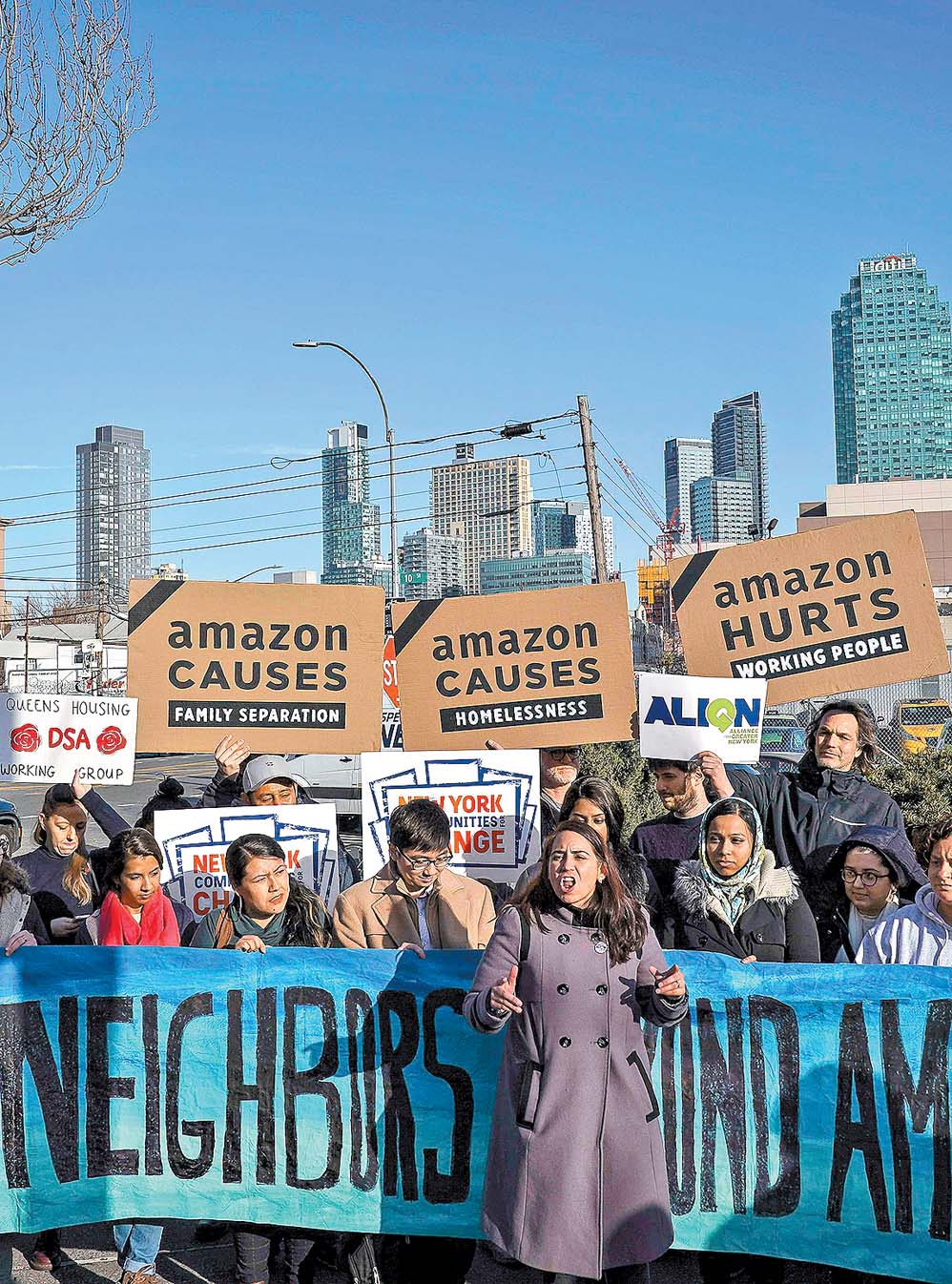 Activistas y vecinos de Queens celebraron la decisión. (Drew Angerer/AFP)