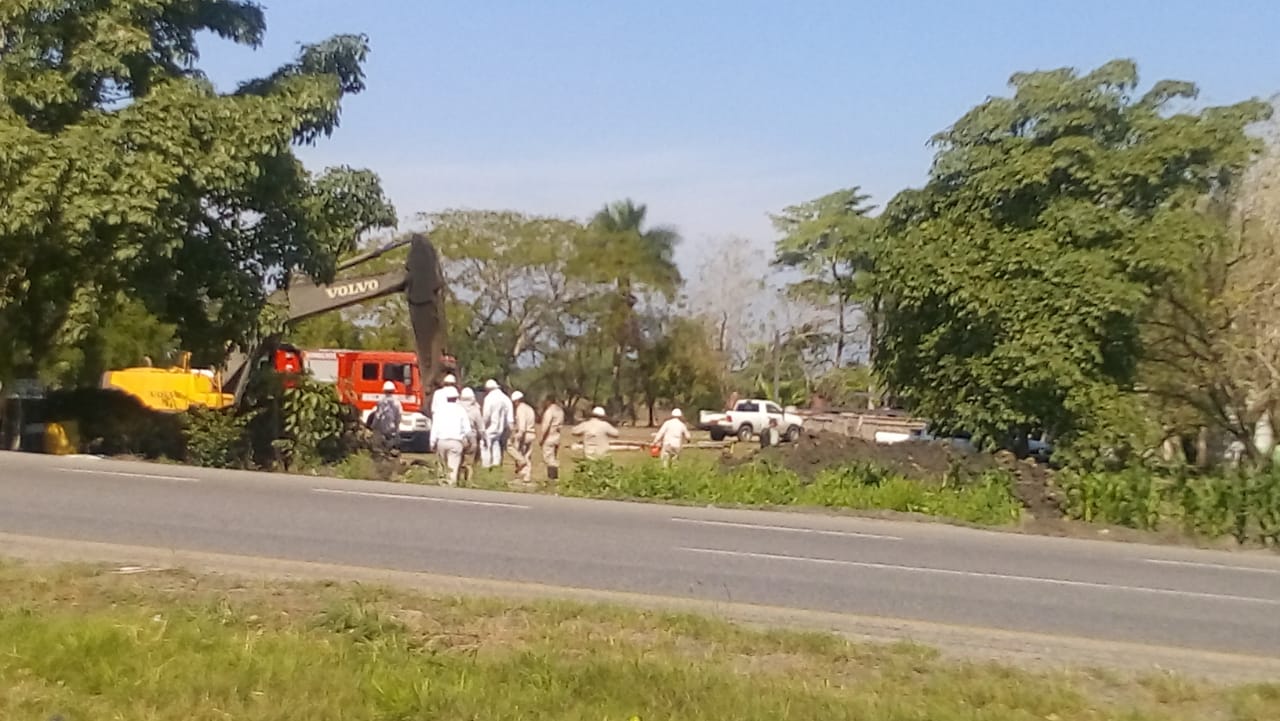 Fuga de hidrocarburo.