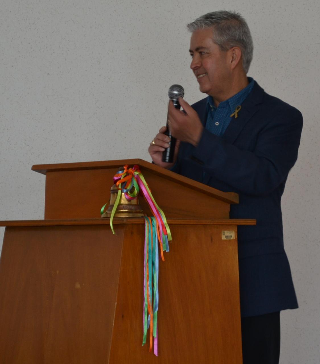 José Antonio Copca García, delegado del ISSSTE en Hidalgo. (Elizabeth Hernández)