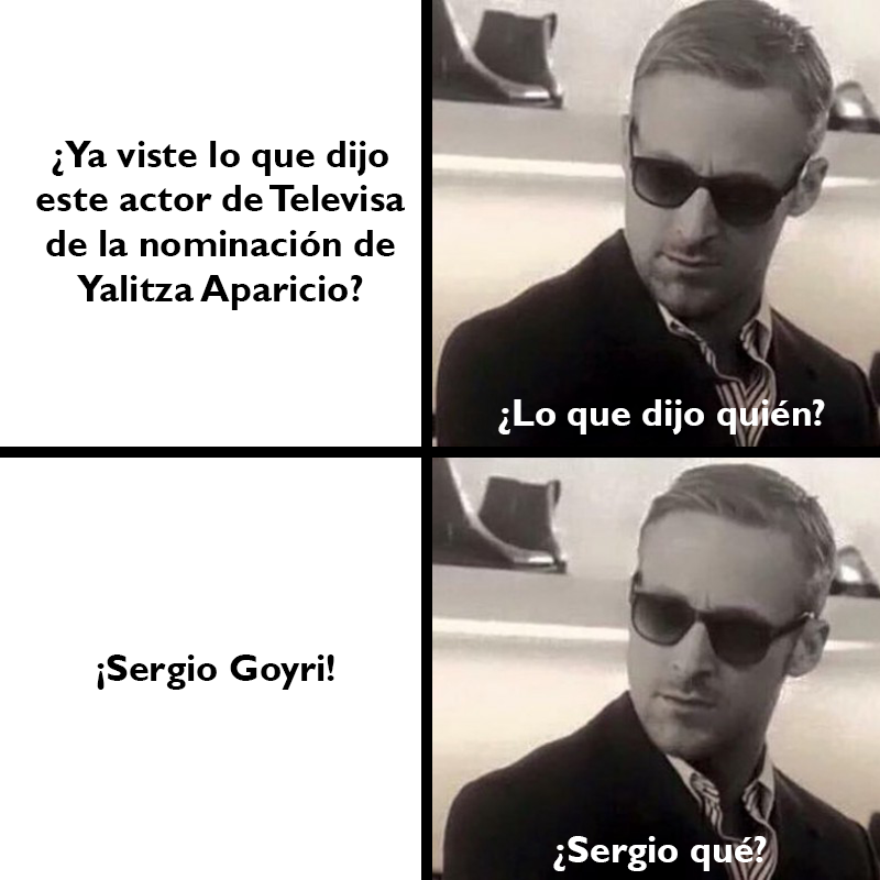 Los mejores memes de Sergio Goyri tras declaraciones de Yalitza Aparicio (Twitter)