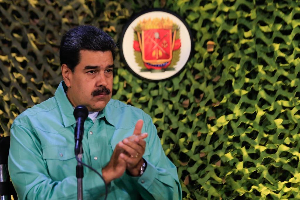 Nicolás Maduro llamó a militares a preparar "despliegue" ante amenazas de Trump y Duque. (AFP)