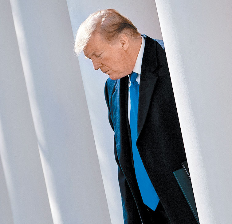 El mandatario, ayer en la Casa Blanca. (Reuters)