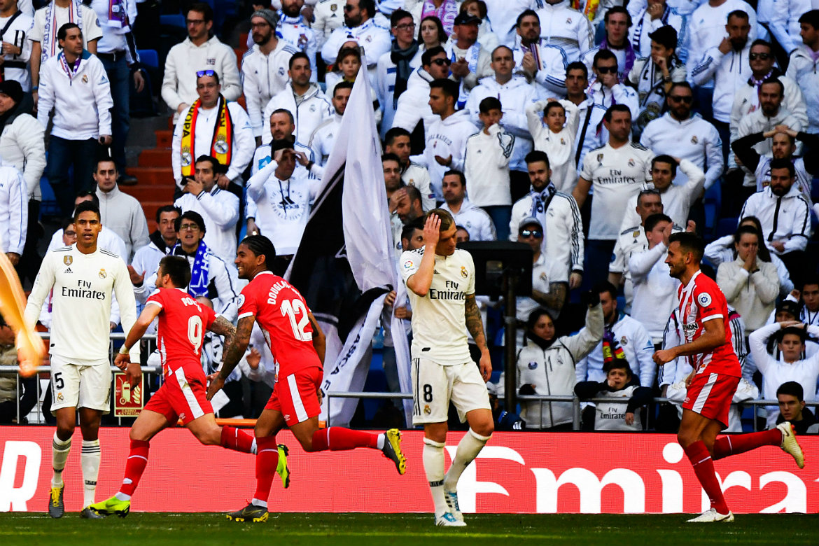 Real Madrid vs Girona (AFP)