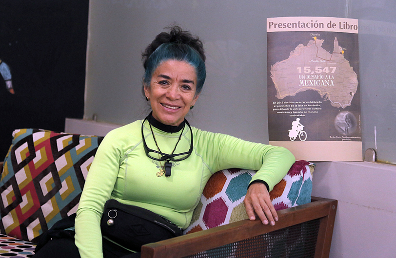 Bertha Carmen Corte González plasmó la gran aventura en 'Un desafío a la Mexicana'. (Óscar Wong)
