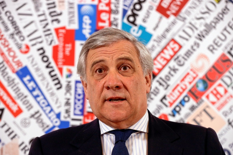 El presidente del Parlamento Europeo, Antonio Tajani.