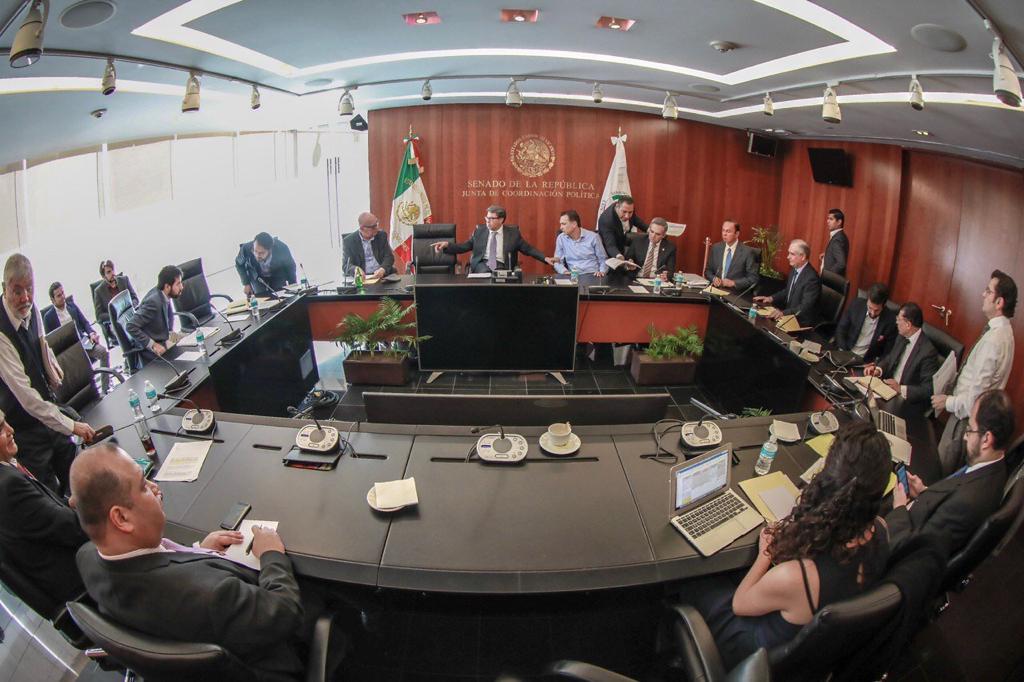 Grupos parlamentarios del Senado buscan llegar a acuerdos sobre la Guardia Nacional. (Twitter | @RicardoMonrealA)