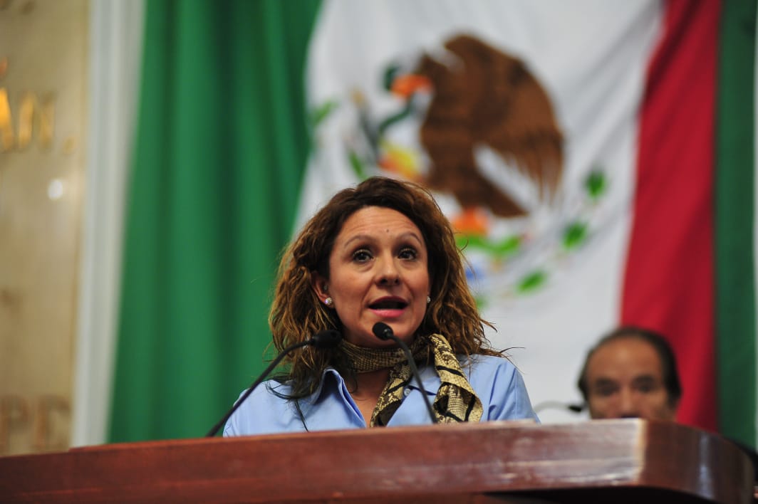 La diputada Donaji Olvera. (Tomado de @DipDonaji)