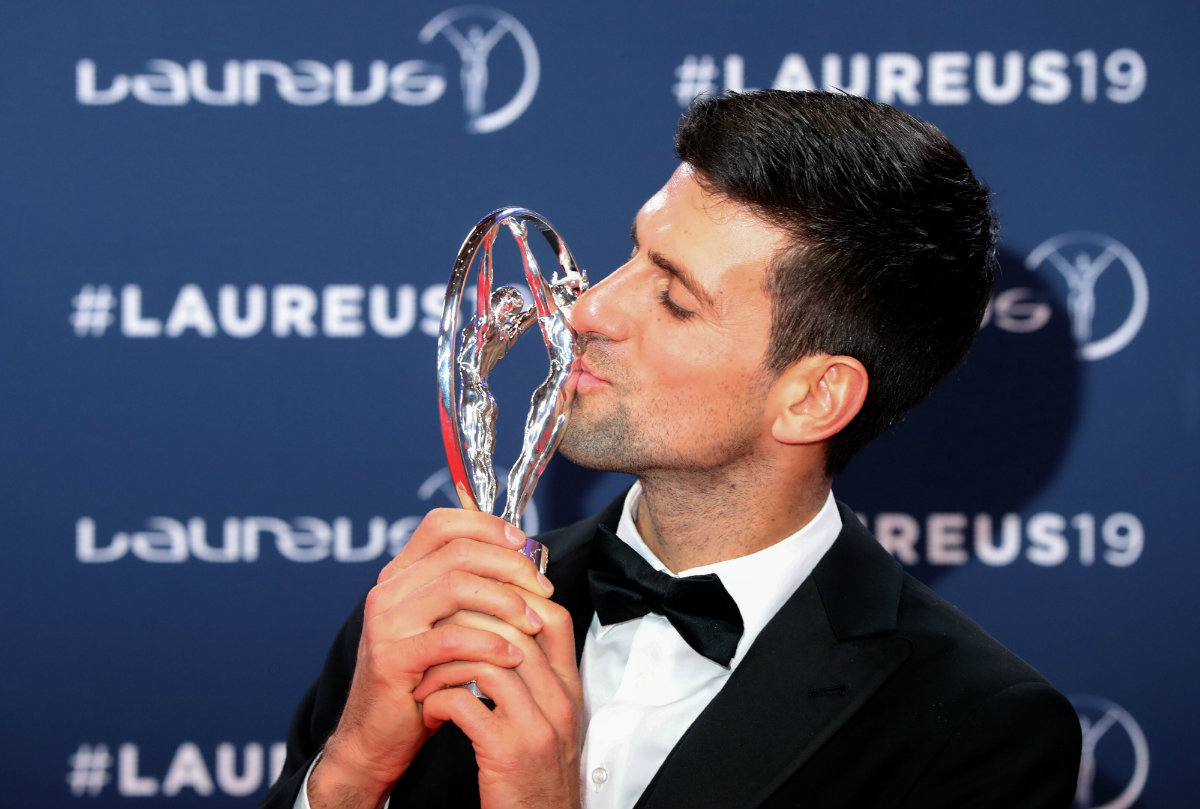 Novak Djokovic, ganador a deportista masculino del 2018 (AFP)