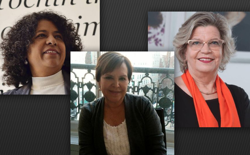 Candelaria Ochoa Dávalos, Patricia Olamendi Torres y Nadine Gasman Zybermann aspiran a dirigir el Inmujeres/Especial.