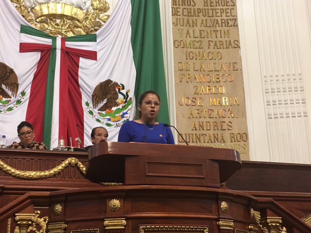 La diputada capitalina del PRD, Gabriela Quiroga. | Twitter @Congreso_CdMex