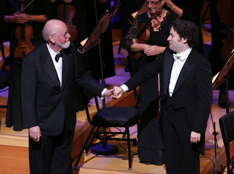 En enero, Dudamel condujo en Los Ángeles cuatro conciertos en honor John Williams. (LA Phil)